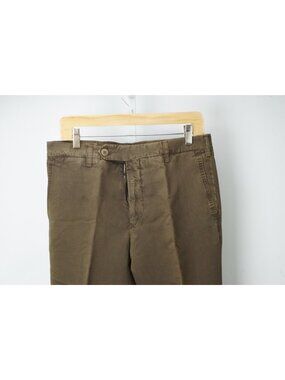 Rota Duecento Brown Silk Blend Dress Pants Sz 48R EU BRAND NEW
